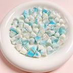 Double Colored Bell Orchid Acrylic Beads 11mm Iridescent 10pcs 5
