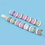 Silicone Focal Beads Animal Baby Fox Rounded Head Smiling Face 20pcs 4
