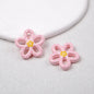 Hollow Dotted Line Sakura Flower Acrylic Beads 25mm 20pcs 6
