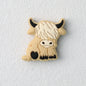 Highland Cow Silicone Focal Beads Colorful 20pcs 8