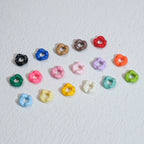 Acrylic Wavy Spacer Beads 9mm Mini Glossy Finish 100pcs 2