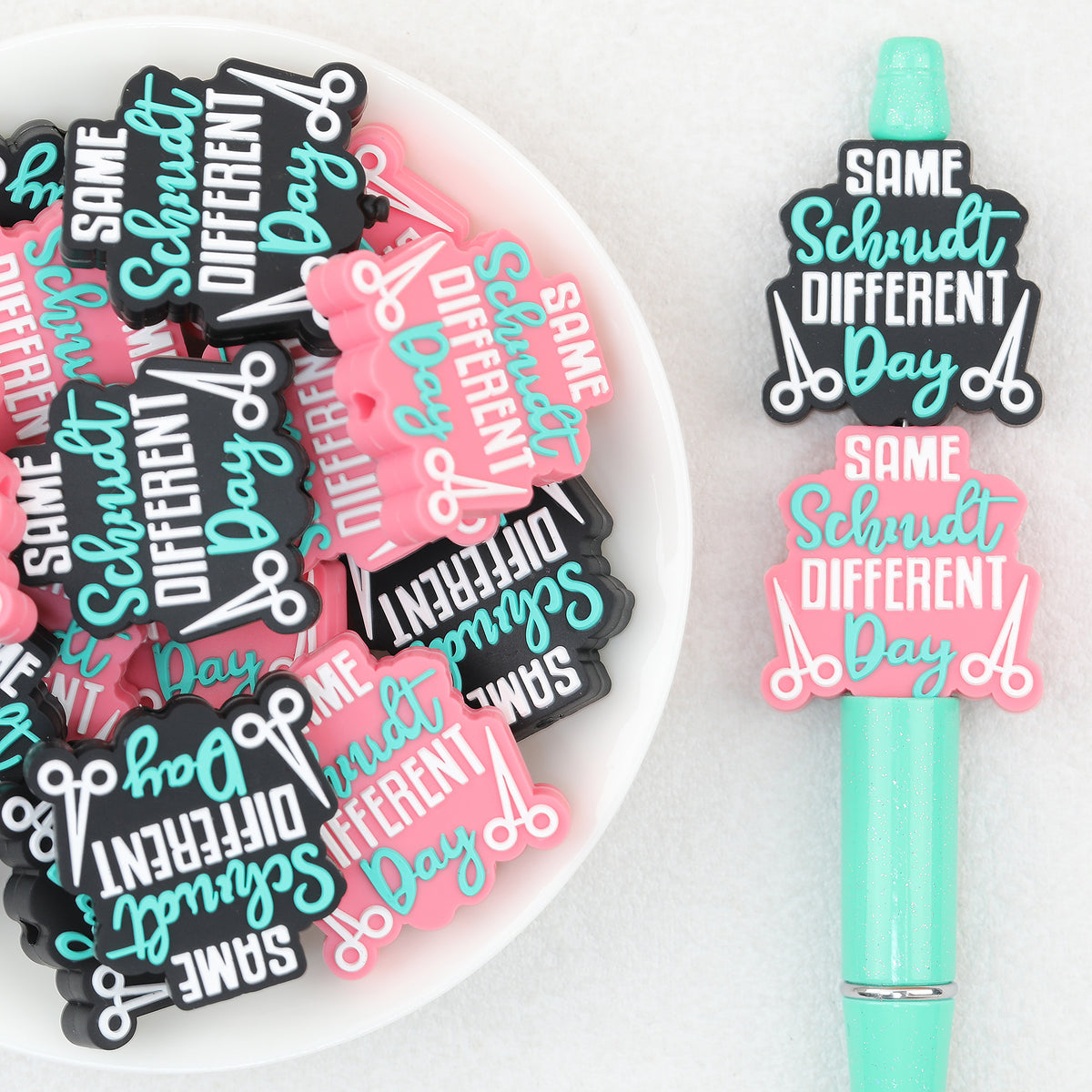 Same Shitdifferent Day Silicone Focal Beads 20Pcs 