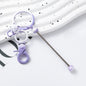 Beadable Gradient Color DIY Metal Keychain