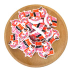 Silicone Focal Beads She Wants The Dripping Donut Holding Steaming Coffee 20pcs 2