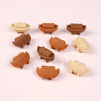 Silicone 3D Focal Beads Jesus Noah Ark Raised Ark Shape 4