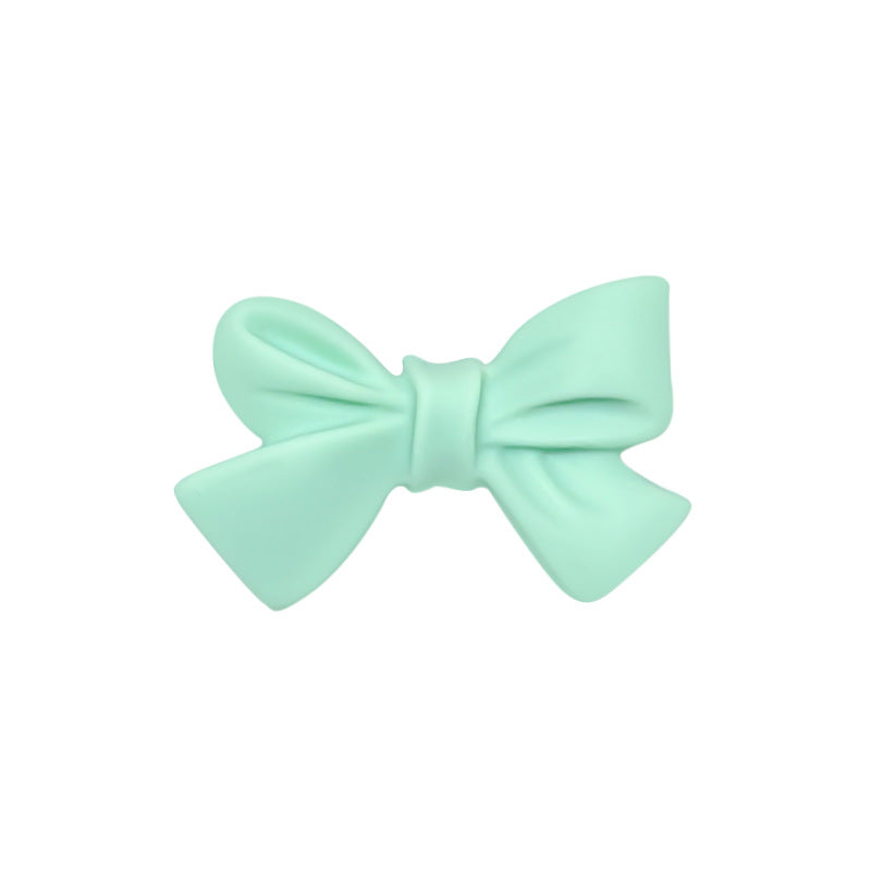 Colorful Bow Silicone Focal Beads 20 pcs 6