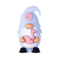 Silicone 3D Focal Beads Summer Dwarf Holding Flamingo 11