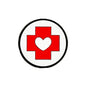 Silicone Focal Beads Nurse Red Cross Round Button White Heart 20pcs