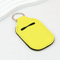 Neoprene Sanitizer Holder Keychain Durable Vibrant Colors Suitable for Sublimation - Yellow