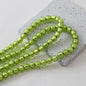 Lampwork Glass Beads Round Wrinkle Silver Foil Filled 8mm 12mm 5pcs 9