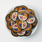 Independence Day Round Silicone Focal Beads Patriotic 20pcs
