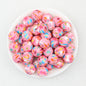 Easter Pattern 15mm Silicone Beads Printed Design 50pcs 6