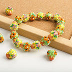 Dessert Theme Glass Cupcake Beads 15x13mm 5pcs 3