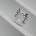 Dragon Horn Metal Bead Frame 15mm Decorative Zinc Alloy 40pcs - Bright Silver