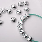 Silver Plating Hello Kitty Acrylic Beads 11mm Tiny 100pcs 2