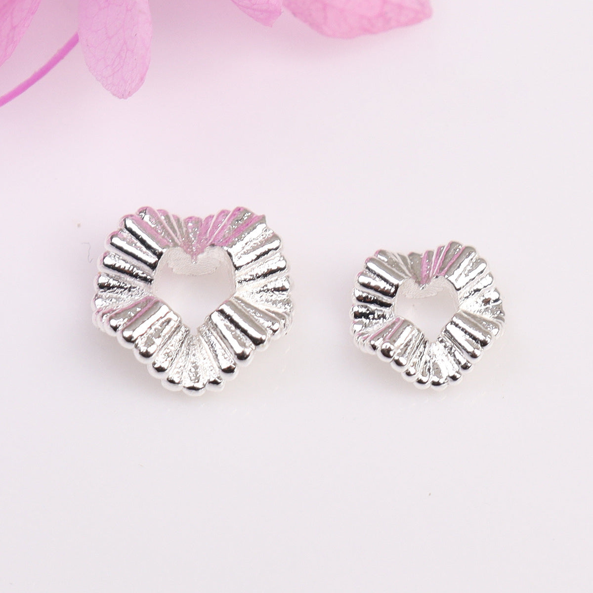Alloy Wavy Spacer Beads 6mm 8mm Tibetan Style 10pcs 6
