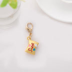 Enamel Astronaut Keychain Metal Zinc Alloy Space Theme Charm 31
