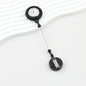Beadable Pocket Watch Glow In The Dark Silicone Case Easy Pull Buckle