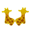 Silicone 3D Focal Beads Giraffe Safari Spots Front Facing
