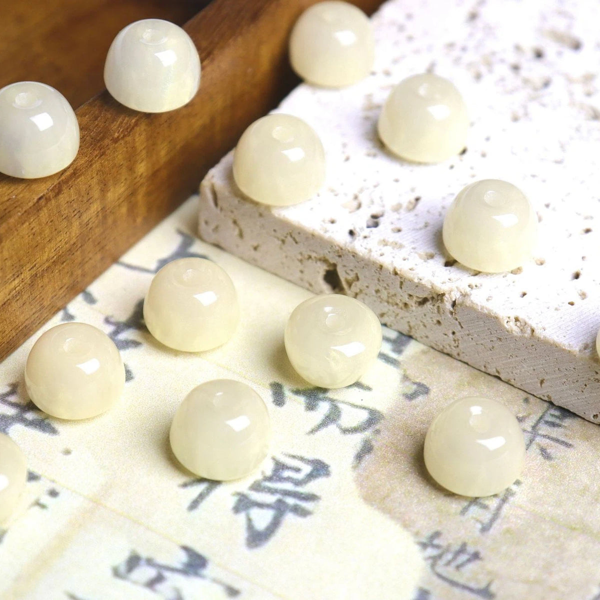 Resin Apple Shaped Beads 10x8mm Soft Glazed Finish 100pcs 7