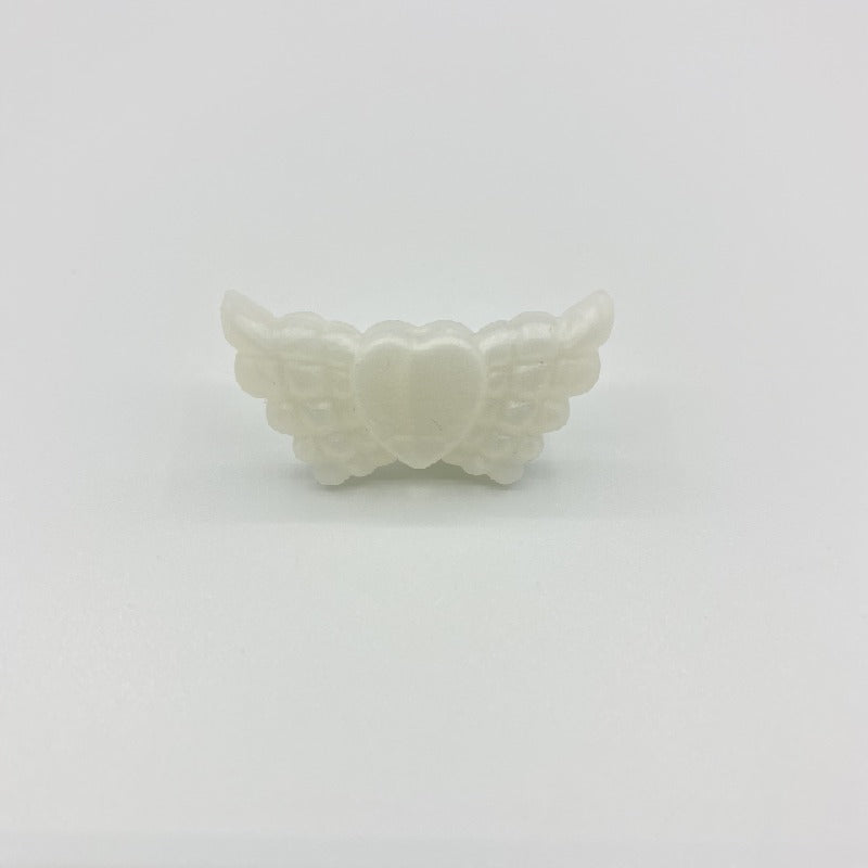 Wing Silicone Beads Mixed Colors 20pcs 41