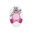 Silicone Focal Beads Hippo Sitting Pose 20pcs