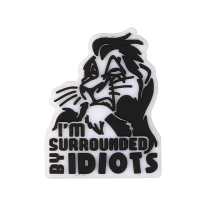 Silicone Focal Beads Lion King Expressions Quotes 20pcs 12