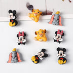 Silicone 3D Focal Beads Disney Mickey Minnie Simba Dumbo Front Facing 20pcs 7