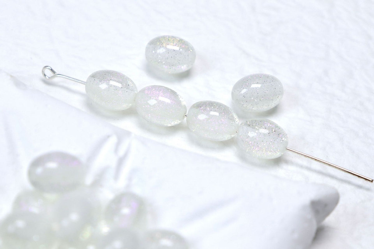 Iridescent Grape Shaped Resin Beads 8x10mm 100pcs 6