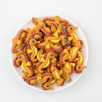 Orange Seahorse 3D Silicone Focal Beads 20 pcs