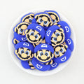  Super Mario Face Silicone Focal Beads 20Pcs 3