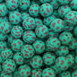 15mm Silicone Beads Multi Base Cute Duck Print 50pcs 4