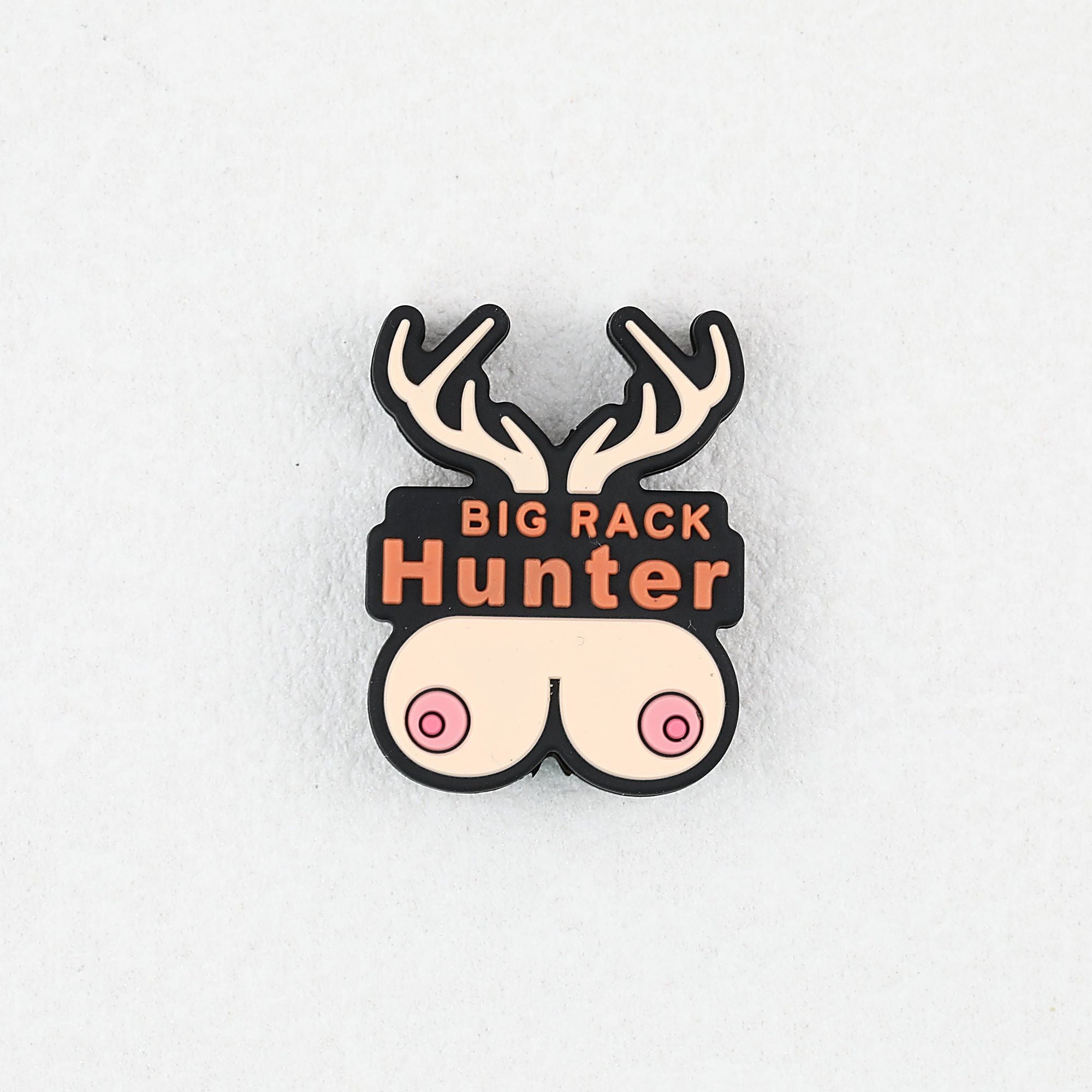 Silicone Focal Beads Big Rack Hunter Deer Antler Bold Text 20pcs