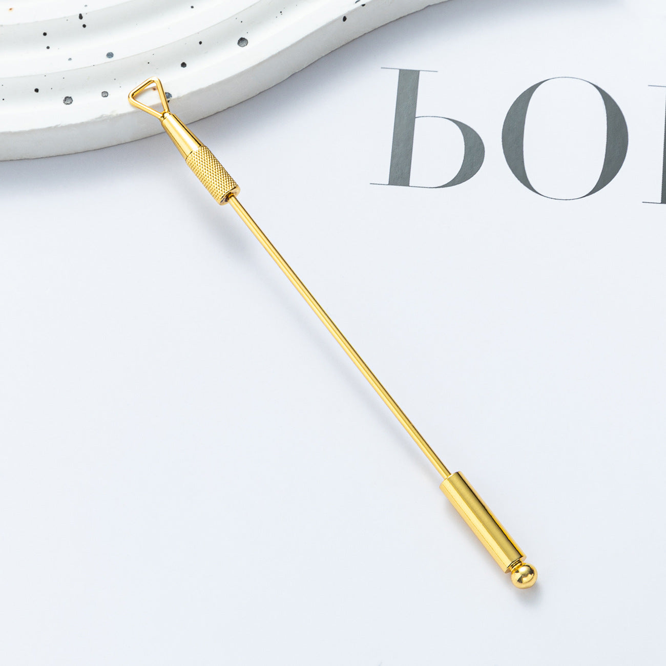 Beadable Nail Care Tools Plated Finish