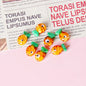 Small Fish Glass Beads 20x13mm Multi Color Glossy 10pcs 10