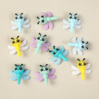 3D Cute Dragonfly Silicone Focal Beads 20Pcs  2