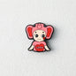 Colorful Animal Character Silicone Focal Beads 20pcs - Rabbit