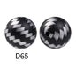 15mm Silicone Beads Rhombus Printed Design 50pcs 30