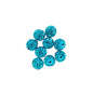 Clay Ball Rhinestone Beads 4mm Colorful Sparkle 50pcs