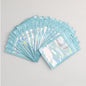 Zip Lock Bags 10.5x15cm Holographic PE Plastic Clear Window 50pcs