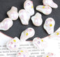 Irregular Acrylic Beads ABS Plastic Imitation Pearl Rhinestone 10pcs 8