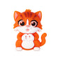 Silicone 3D Focal Beads Dark Cat Smiling Face Sitting Pose 20pcs 13