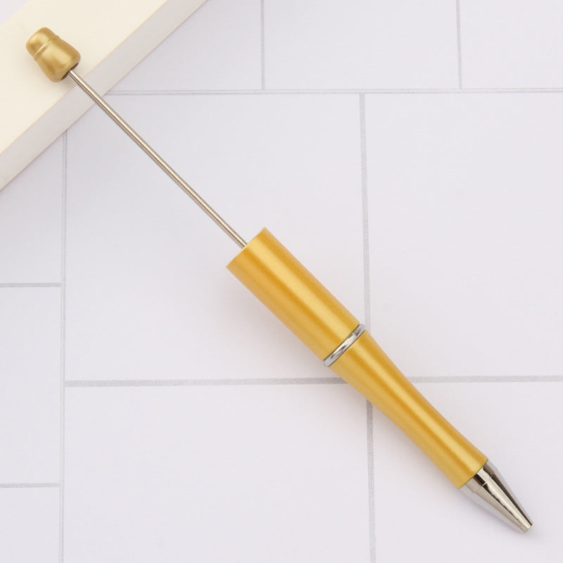 Beadable Pens Wholesale, Matte Plastic Ballpoint Ink Colorful Barrel, 11.5mm x 145mm
