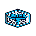 Silicone Focal Beads Wallen Bull Head Text Wallen 20pcs 3