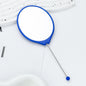 Beadable Plastic Mirror Handheld Oval
