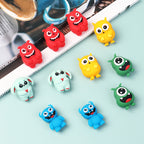 Silicone 3D Focal Beads Little Monster Bright Eyes Quirky Expressions 20pcs 7
