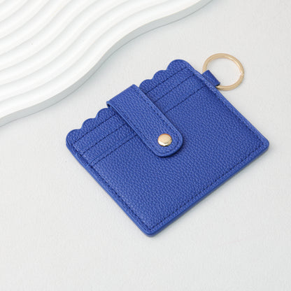 PU Card Holder Keychain Multi Patterned