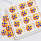 Palette Flat Acrylic Beads 16mm Glossy Raised Dot Design 10pcs 6