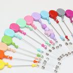 Beadable Badge Reels Retractable ID Keychain Clip