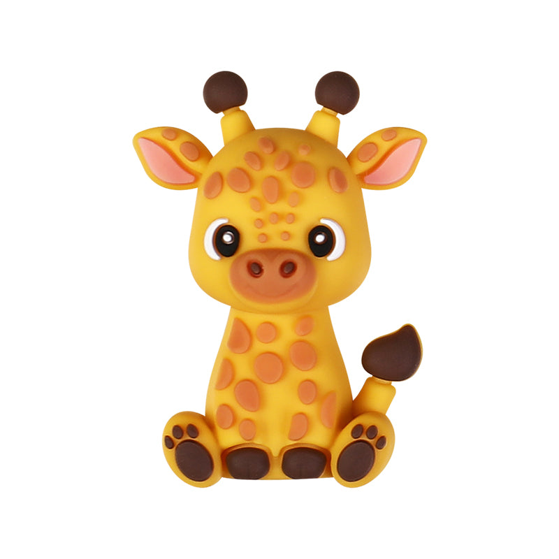 3D Zebra Giraffe Animal Silicone Focal Beads 20 Pcs  11
